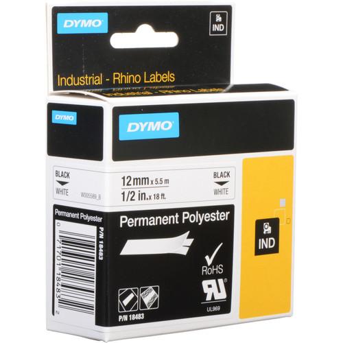 Dymo White Permanent Poly Labels