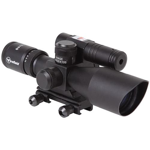 Firefield 2.5-10x40 Riflescope with Green Laser