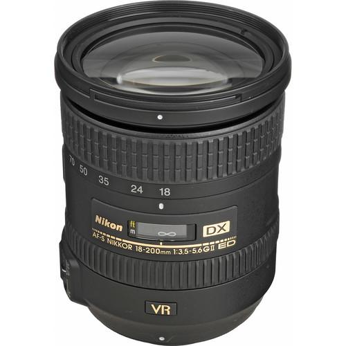 Nikon AF-S DX NIKKOR 18-200mm f 3.5-5.6G ED VR II Lens