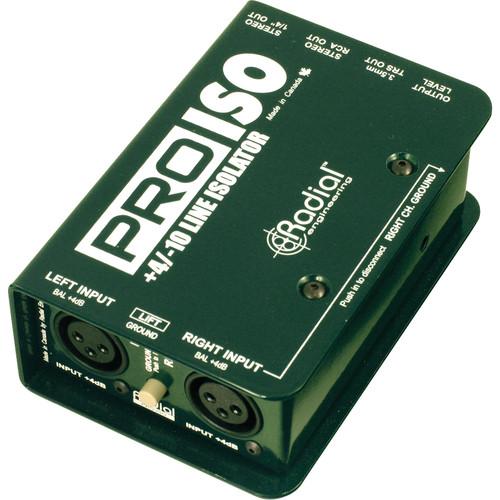 Radial Engineering Pro-ISO 4 -10 dB Stereo Line Isolator