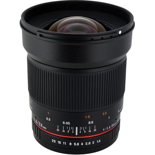 Rokinon 24mm f 1.4 ED AS UMC Wide-Angle Lens for Nikon
