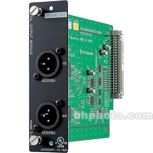 Toa Electronics D-972AE - 4 x Digital Output Module for D-901 and DP-K1