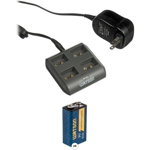 Watson 4-Bay 9V Charger & 4
