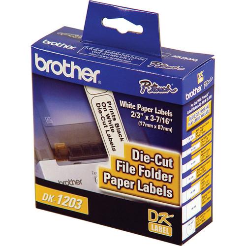 Brother DK1203 File Folder Paper Labels