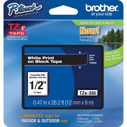Brother TZe335 Laminated Tape for P-Touch Labelers