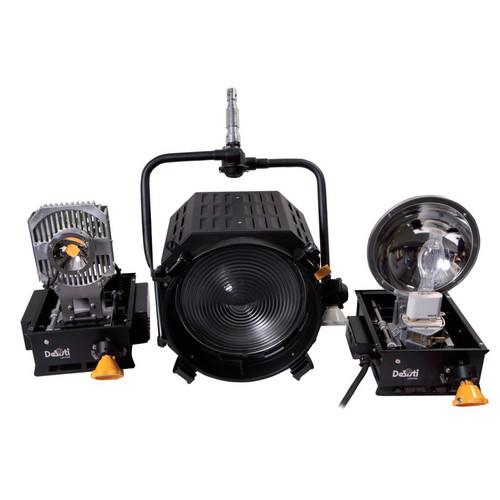 DeSisti EZ-4S LED 120W Daylight CCT Manual-Operated Retrofit Kit for Leonardo Piccolo 2kW Tungsten Fresnel Spotlight