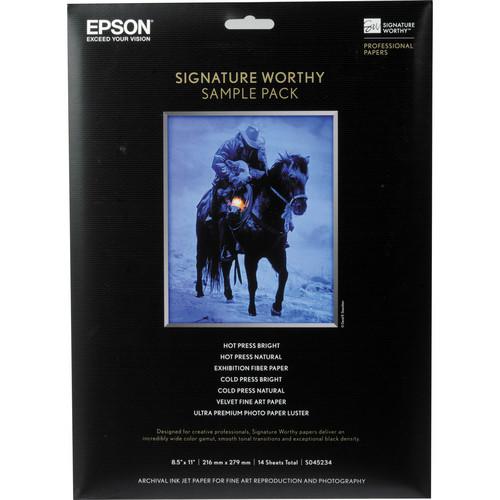 Epson Signature Worthy Paper Sample Pack