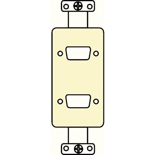 FSR SS-P2DB-IVO Decora Insert with 2 D-Sub Holes