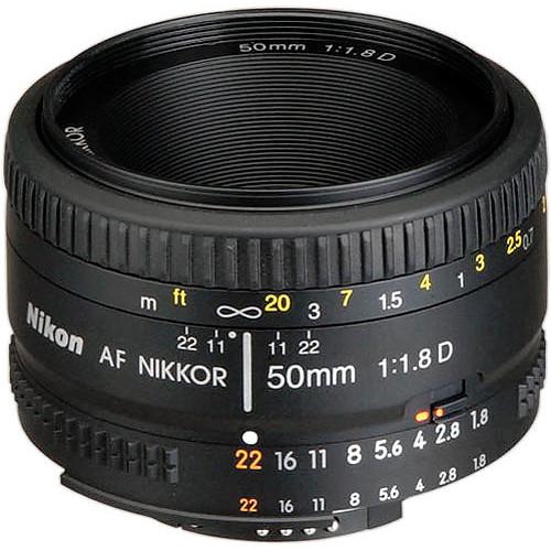 Nikon AF NIKKOR 50mm f 1.8D Lens