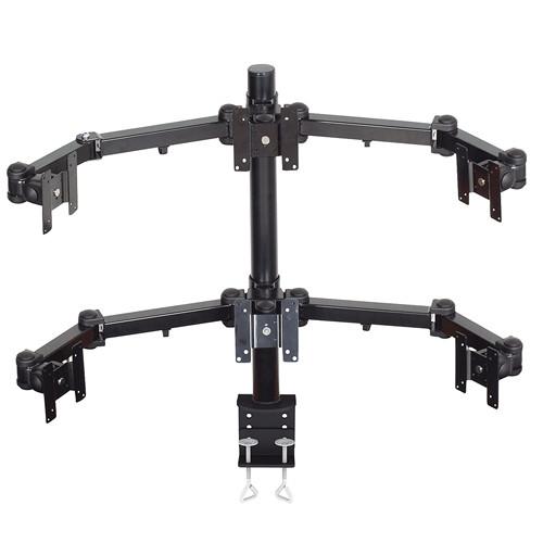 Premier Mounts MM-AC426 3 Dual Display Articulating Arms on 42" Pole