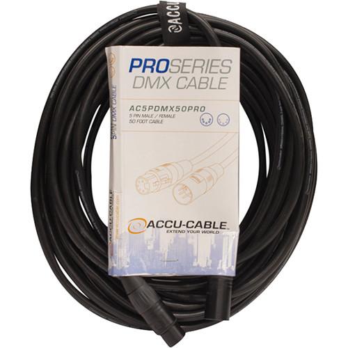 American DJ AC5PDMX15PRO Pro Series 5-Pin DMX Cable