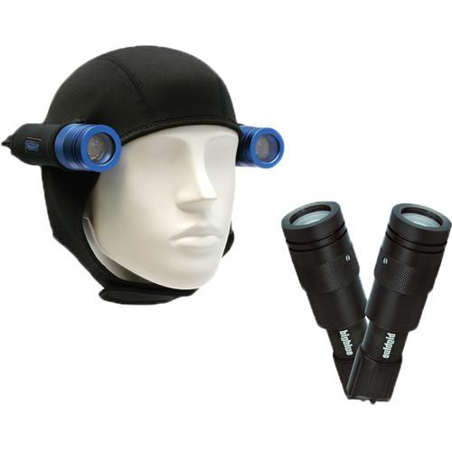 Bigblue Combo Pack: Double Dive Light Hood with Two Adjustable-Beam Dive Lights