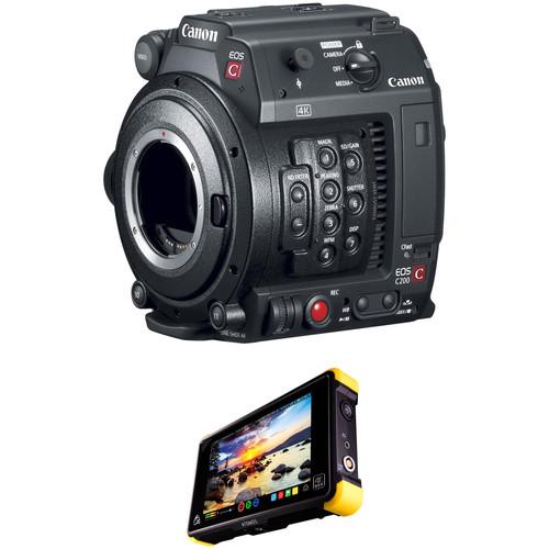 Canon C200 EF Body Only and Shogun Flame Kit