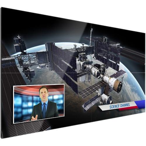 Christie Extreme-Narrow Bezel LCD Panel with Remote Power Supply and High Brightness