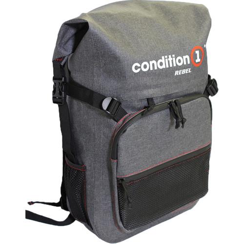 Condition 1 Rebel 30L Dry Bag Backpack with Front Zippered Pocket