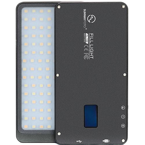 DigitalFoto Solution Limited 120 LED 3000-5500K Camera Video Bi-Color LED Pannel Light With Display Monitor With Power Bank