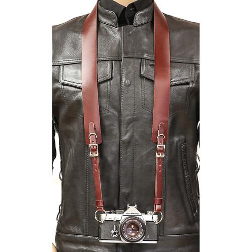 Funk Plus 1.5" Wide Leather Camera Strap with 0.5" Buckle