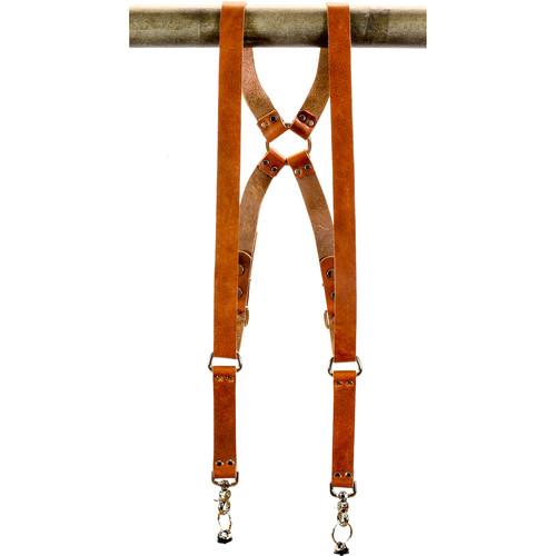 Funk Plus Water Buffalo Leather Ring Back Harness with 1.25" Wide Straps