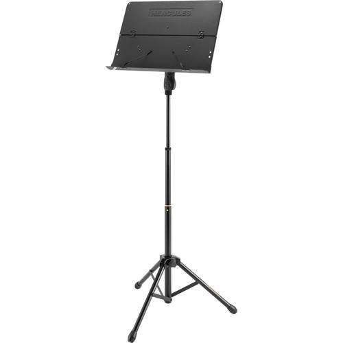 HERCULES Stands Three-Section Music Stand with Solid Folding Desk