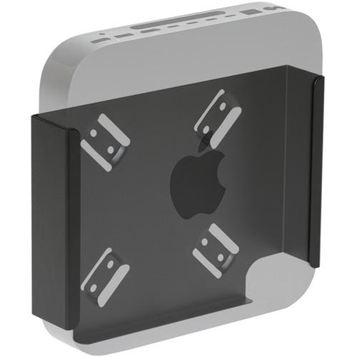 HIDEit Mounts Hideit Black Mini Mac U Wall Mount Vesa Mount Under Desk Mount