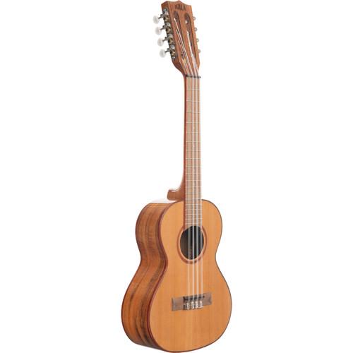 KALA Gloss Solid Cedar Acacia 8-String Tenor Ukulele
