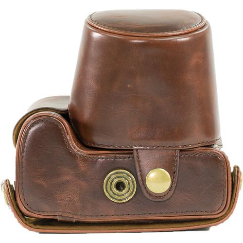 MegaGear Ever Ready PU Leather Camera Case with Strap for Panasonic Lumix DMC-FZ200