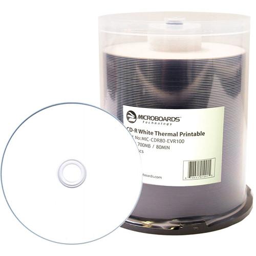 Microboards Printable 52x CD-R For Rimage Everest Printer