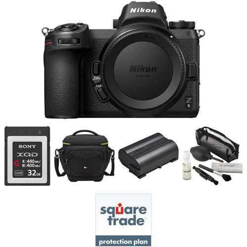 Nikon Z 6 Mirrorless Digital Camera Body Deluxe Kit