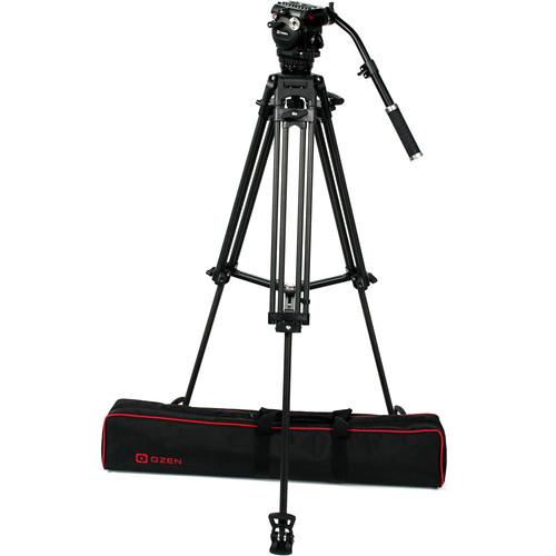 OZEN 75CF2 75mm Carbon Fiber Tripod & Agile 8S Fluid Head System