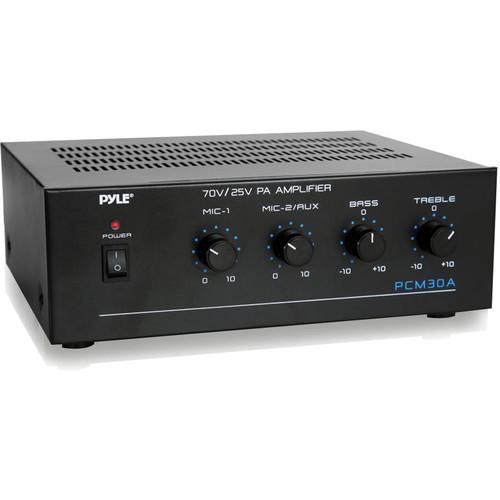 Pyle Home PCM30A 60W Power Amplifier with 25V 70V Output