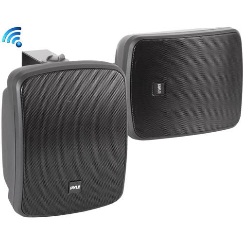 Pyle Pro 5.25" 800 Watt Wall-Mount Marine Speakers with BT Audio RF Streaming