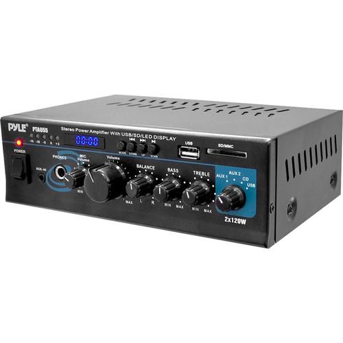 Pyle Pro PTAU55 Stereo 240W Power Amplifier