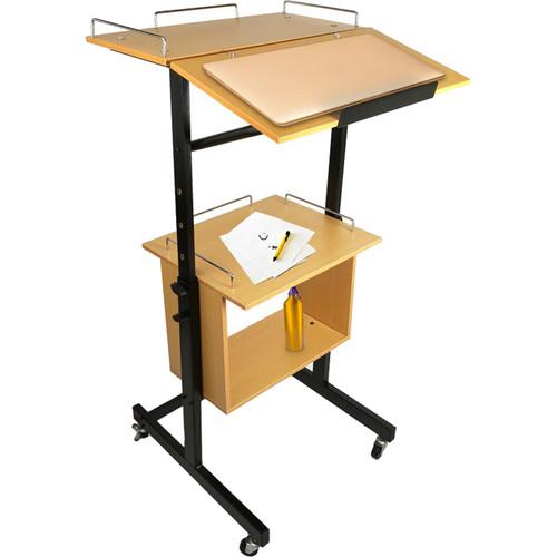 Pyle Pro Wheeled Announcement and Presentation Cart