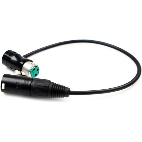 Remote Audio Low-Profile XLR3F to XLR3M Balanced Straight Jumper Cable