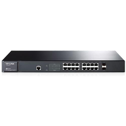 TP-Link TL-SG3216 JetStream 16-Port Gigabit L2 Managed Switch with 2 Combo SFP Slots