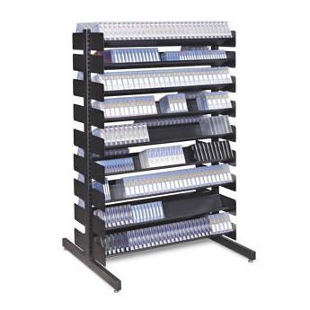 Turtle Double-Sided Multi-Media Rack with 16 Shelves for 480 LTO-Size Tapes