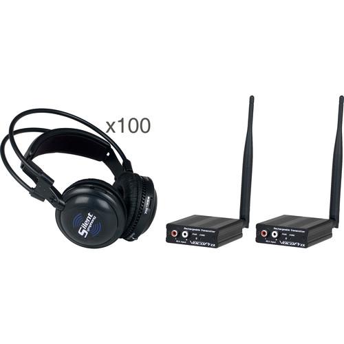 VocoPro SilentSymphony-DISCO Wireless Audio Broadcast & Headphone System, VocoPro, SilentSymphony-DISCO, Wireless, Audio, Broadcast, &, Headphone, System
