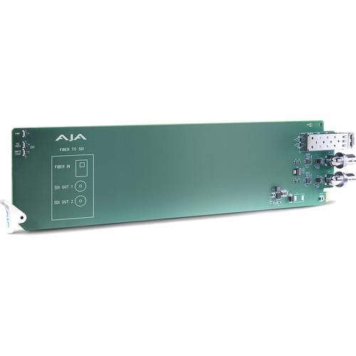 AJA openGear 1-Channel Multi-Mode LC Fiber to 3G-SDI Receiver