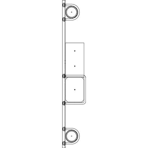 Altman 300-Type-13 24" Double Pipe Bracket