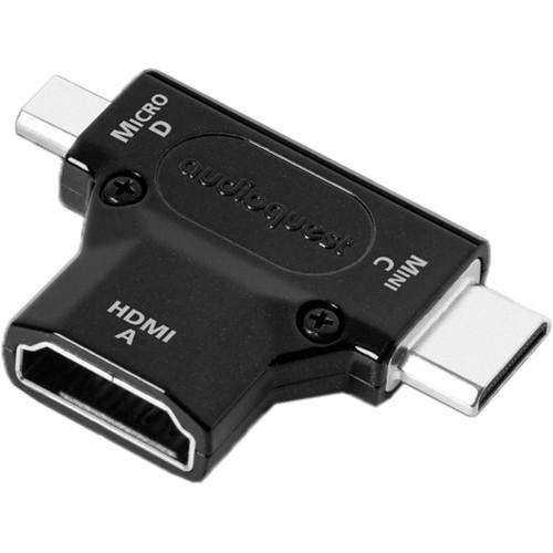 AudioQuest HDMI Type-A Female to Mini Micro-HDMI Type-C D Male Adapter