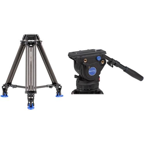 Benro BV6H Video Head with Carbon Fiber Legs Kit