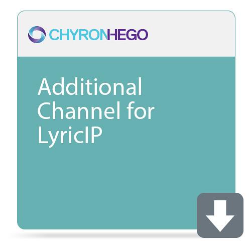 ChyronHego Additional Channel for LyricIP