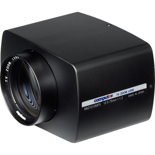 computar C-Mount 12.5-75mm f 1.2 6x Motorized Zoom Lens with Preset