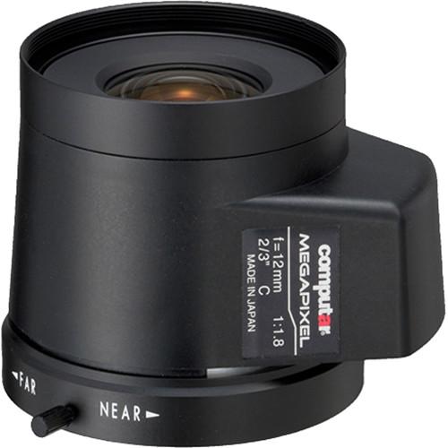 computar C-Mount 12mm f 1.8 5MP Auto Iris Lens with DC Drive