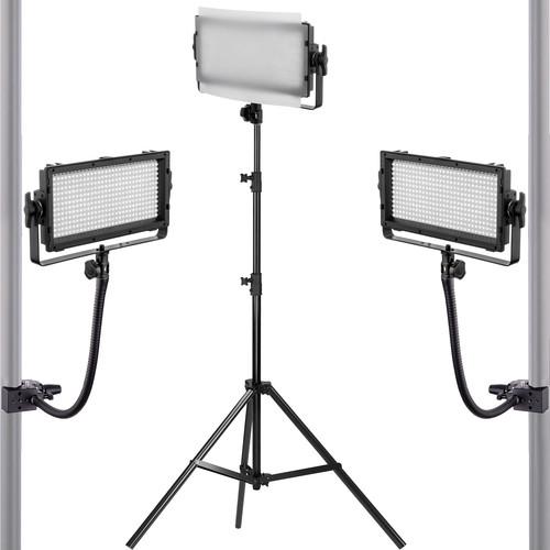 Genaray 3-Light SpectroLED 365 Go Kit with Light Stand