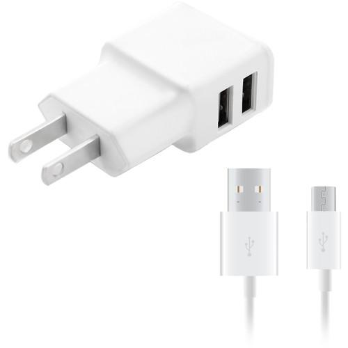 HyperGear Dual USB Wall Charger with Micro-USB Cable