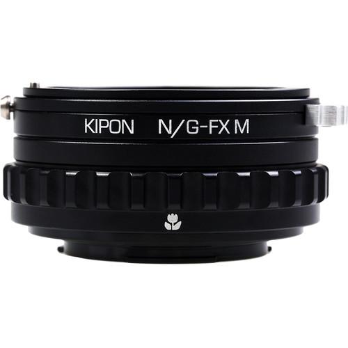 KIPON Lens Mount Adapter for Nikon G-Type Lens to FUJIFILM X-Mount Camera with Helicoid Adapter
