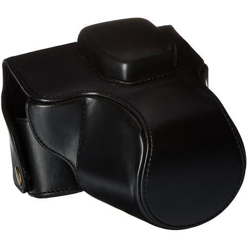 MegaGear Ever Ready PU Leather Case for Olympus OM-D E-M5 with 12-50 or 14-42mm