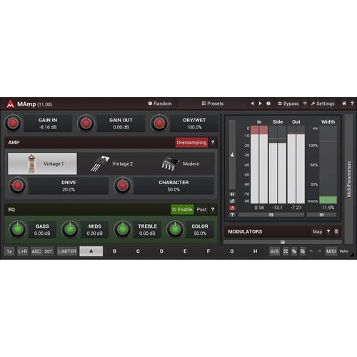 MeldaProduction MAmp Vintage Amp Simulator Plug-In