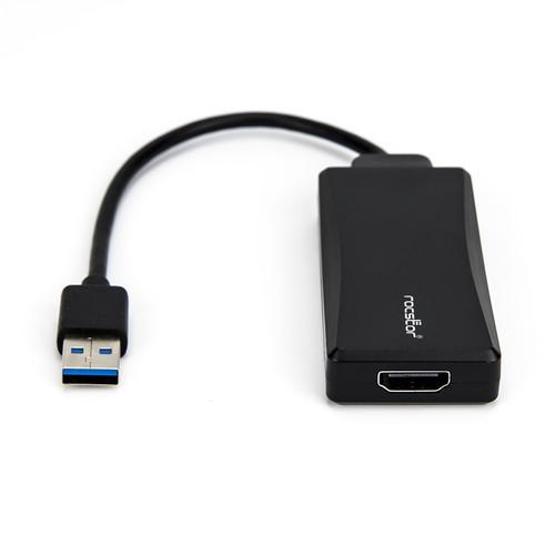 Rocstor Slim USB 3.0 Male to HDMI Female Video Graphics Adapter Cable